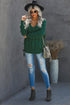 Love Letters Cable Knit Lace Up Sweater